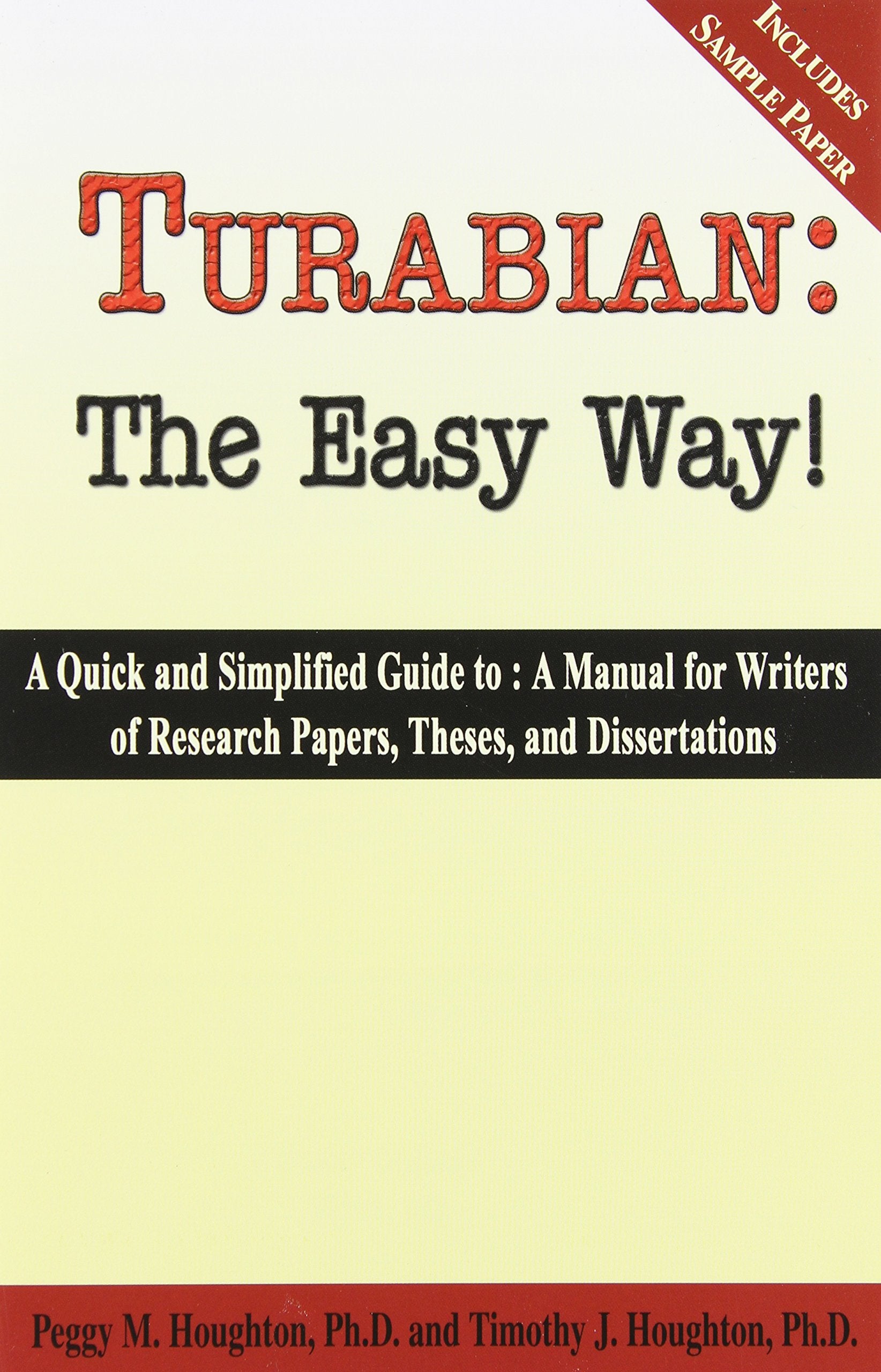 Turabian: The Easy Way! 7th Edition Reference Books