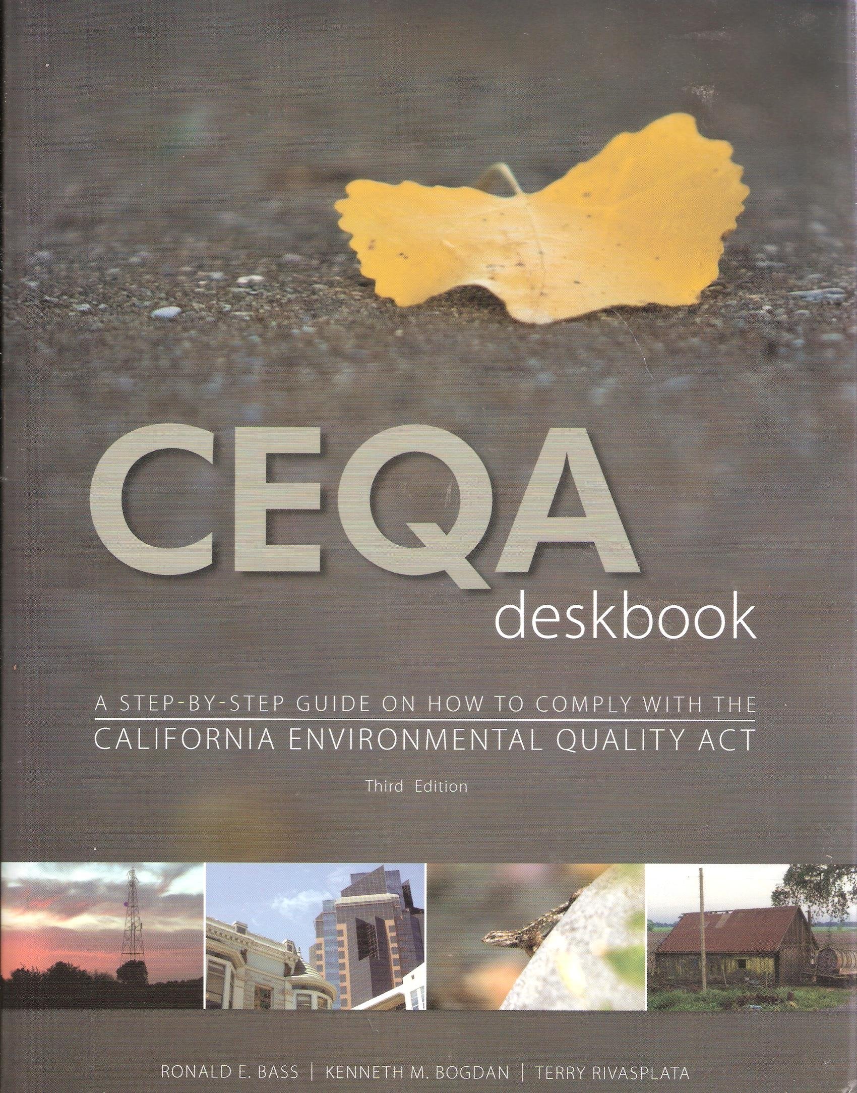 CEQA Deskbok A Step-By-Step Guide on How to Comply with CEQA Books