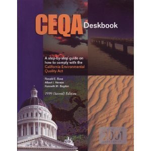 The Ceqa Deskbook: And 2001 Supplement Reference Books