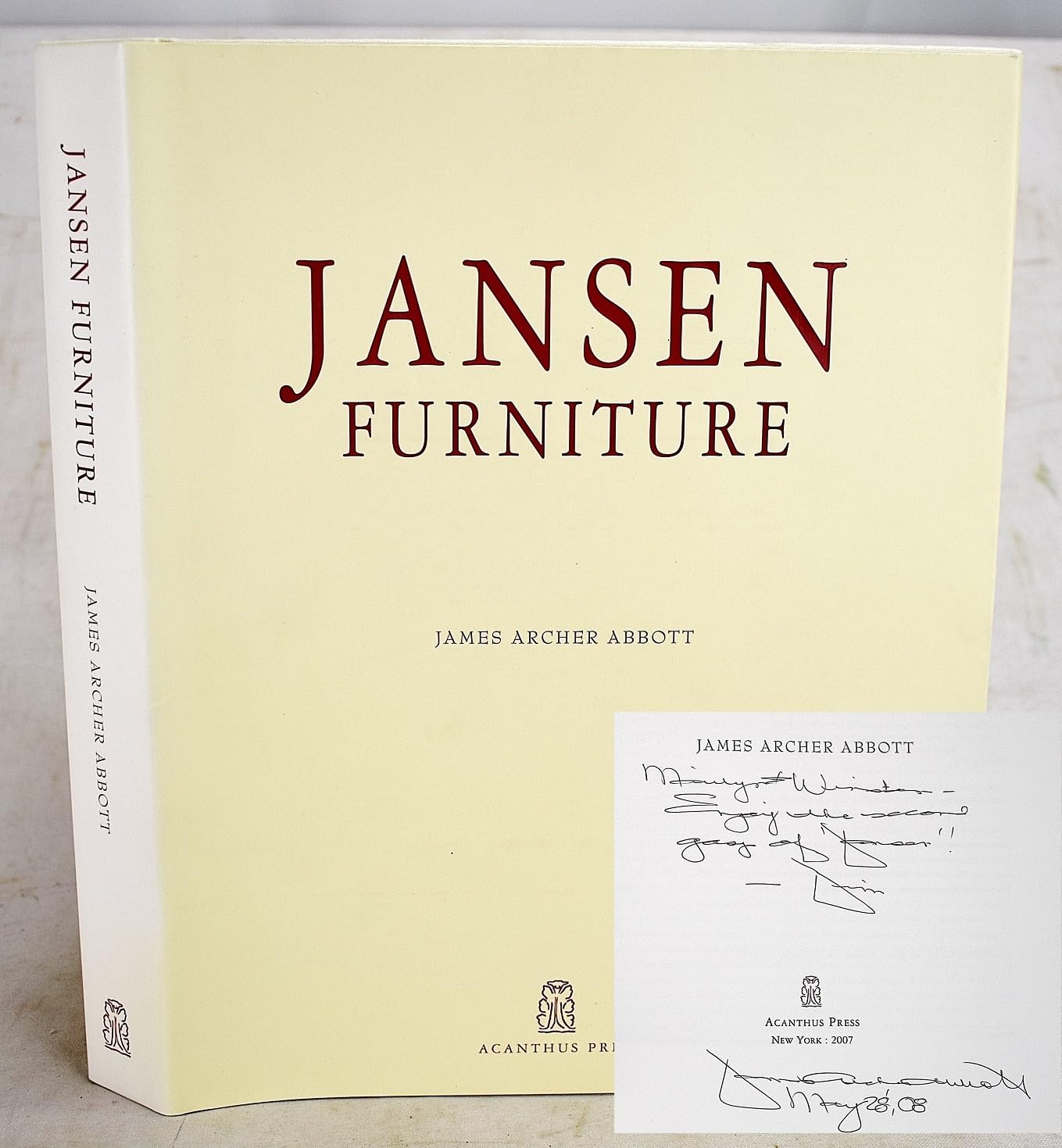 Jansen furniture /anglais book