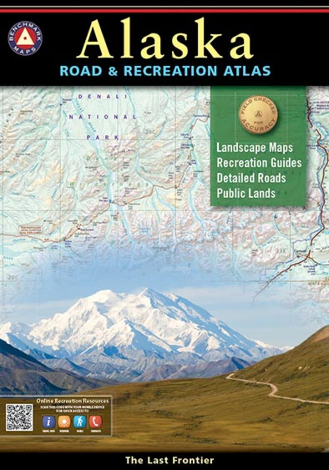 Alaska Benchmark Road & Recreation Atlas Leisure, Home & Garden