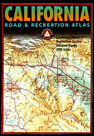 Benchmark California Road & Recreation Atlas Leisure, Home & Garden