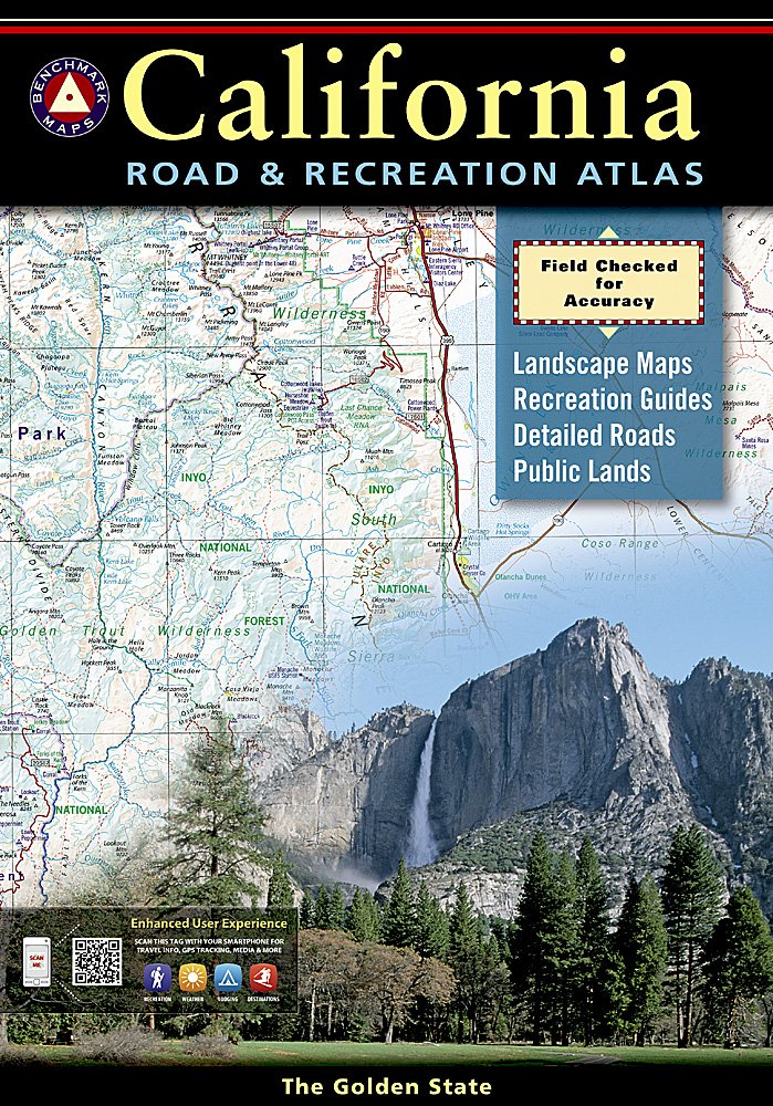 Road & Recreation Atlas California: Straßenatlas zu Erholungsgebieten (Benchmark) Maps & Plans