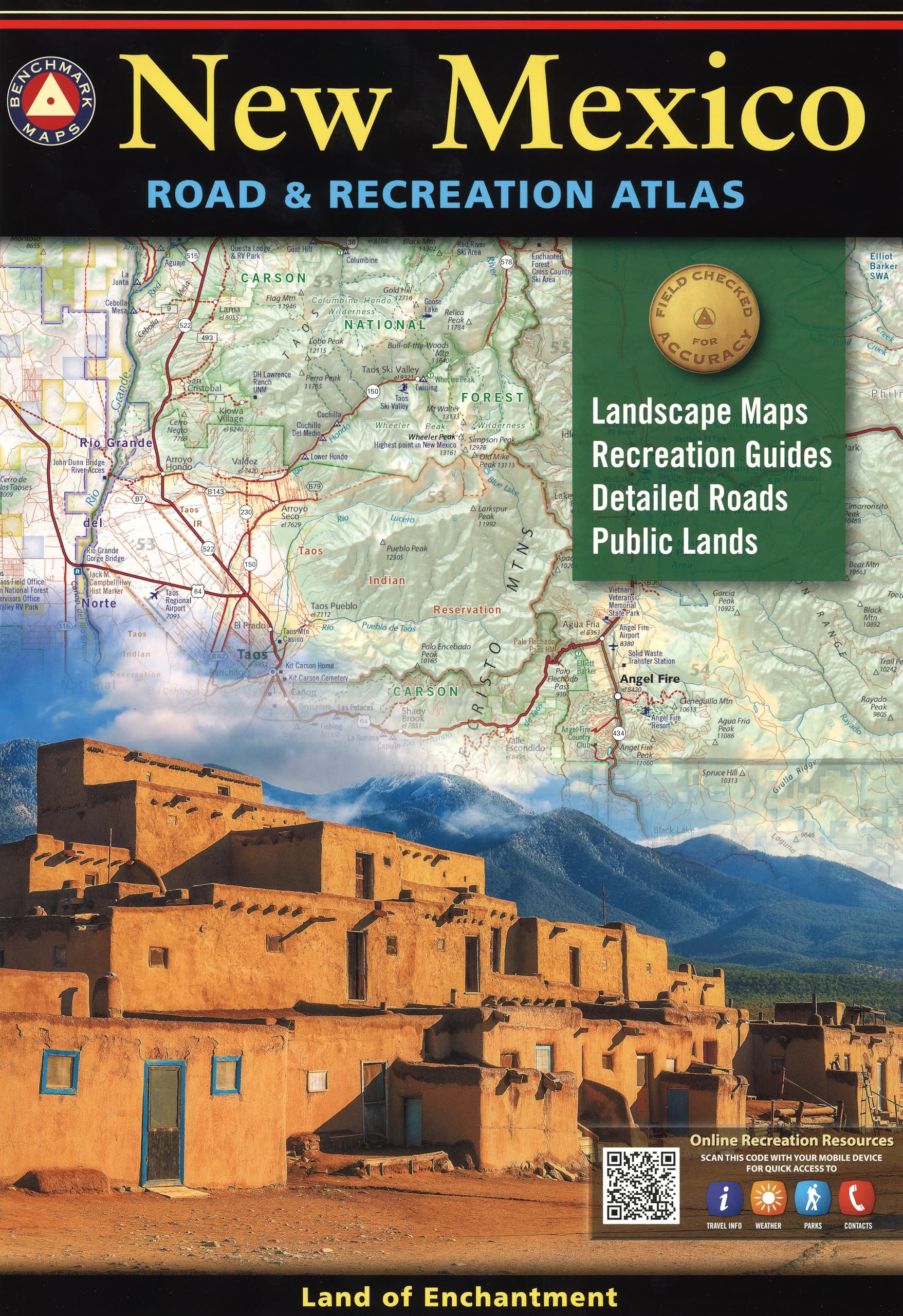 New Mexico Road & Recreation Atlas Leisure, Home & Garden