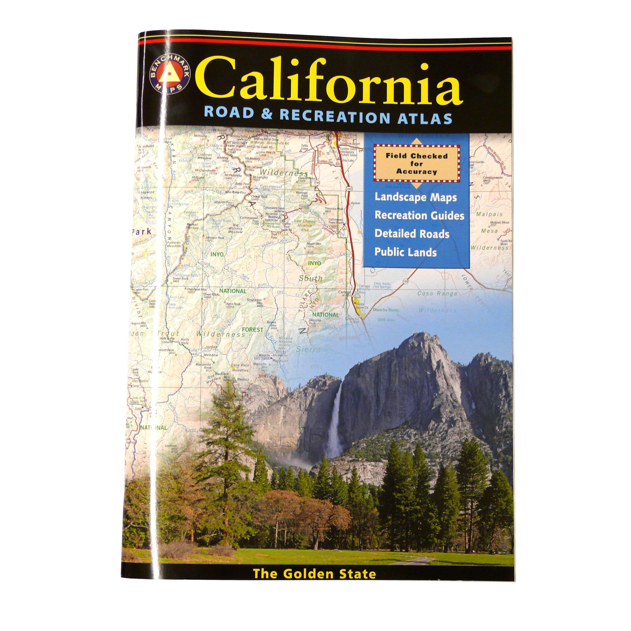California Road & Recreation Atlas (Benchmark California Road & Recreation Atlas) Leisure, Home & Garden