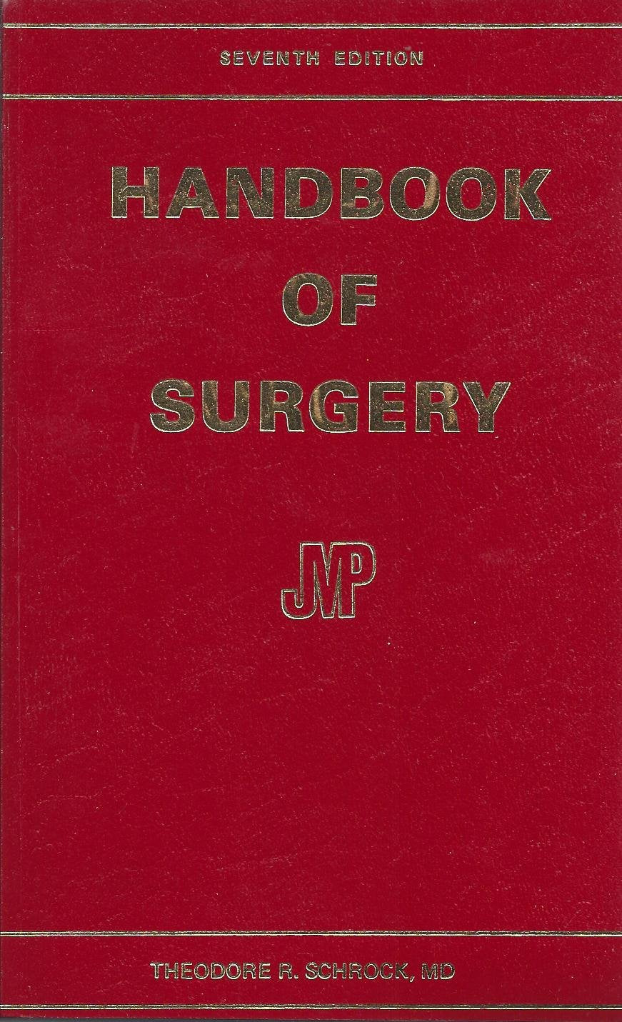 Handbook Of Surgery Jmp Handbook Series book