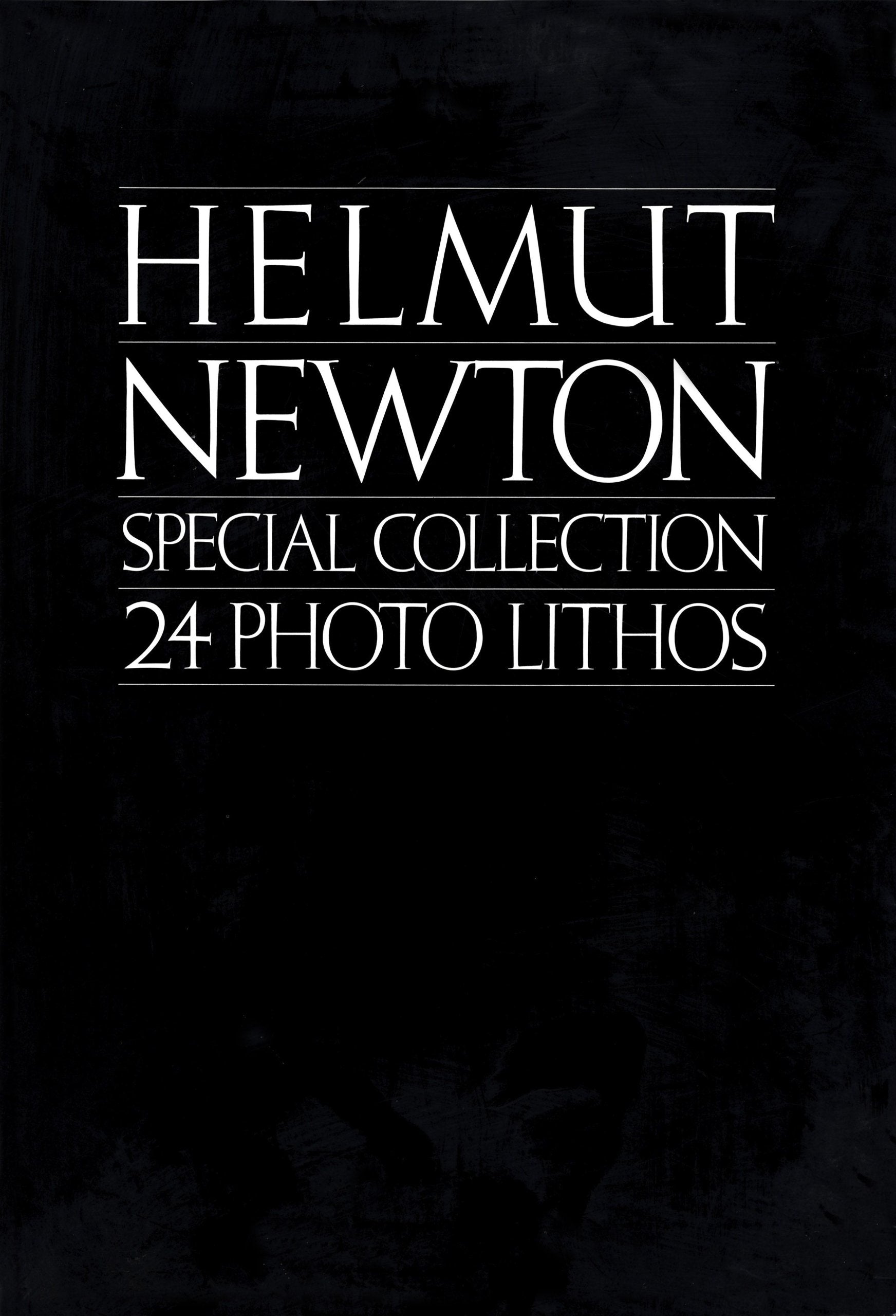 Helmut Newton, special collection, 24 photo lithos (An Xavier Moreau book) Books
