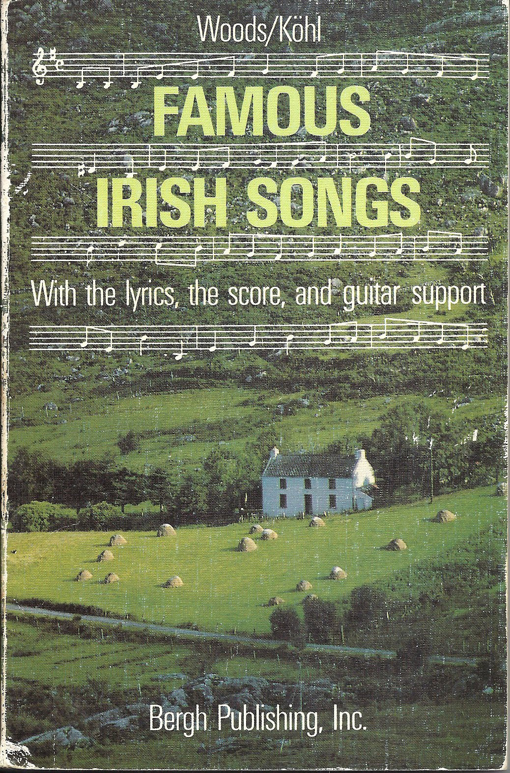 Famous Irish Songs: With the Lyrics, the Score and Guitar Support Books