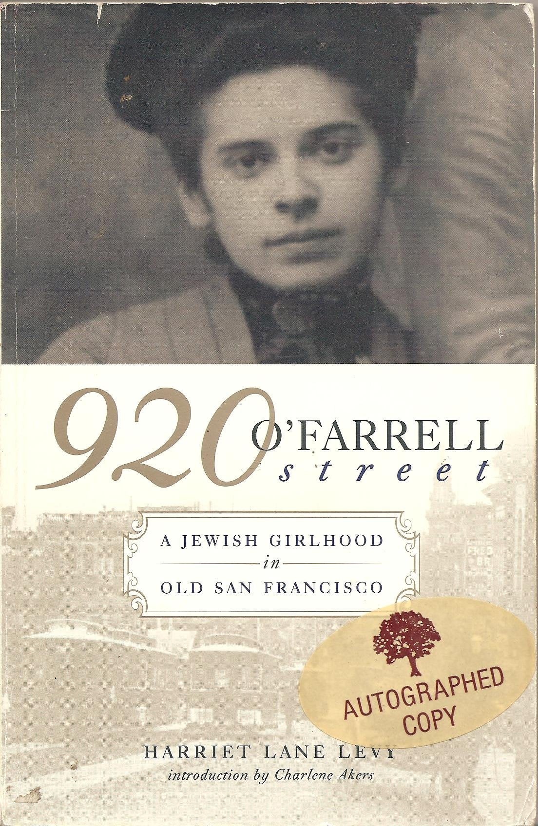 920 O'Farrell Street: A Jewish Girlhood in Old San Francisco Inspiring women Books