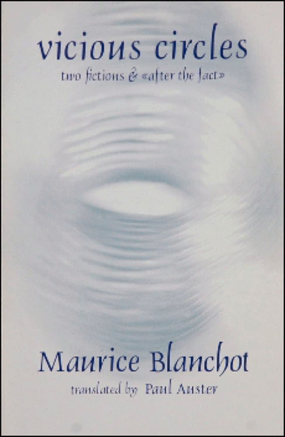 Vicious Circles: Two Fictions & After the Fact Contemporary literature