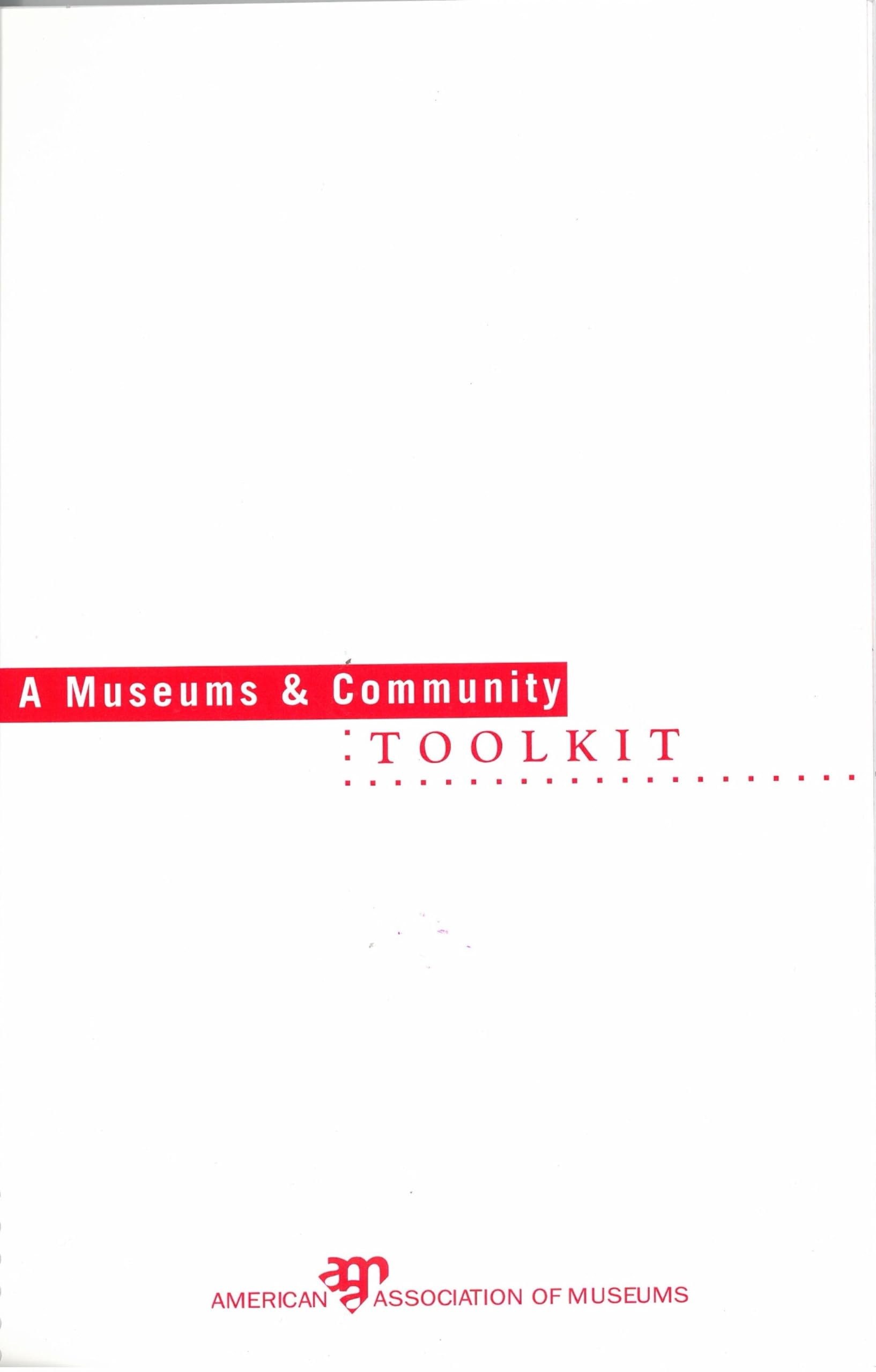 A Museums and Community Toolkit Social Sciences