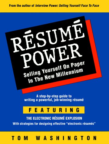 Resume Power: Selling Yourself on Paper (Resume Power, 6th ed) Books