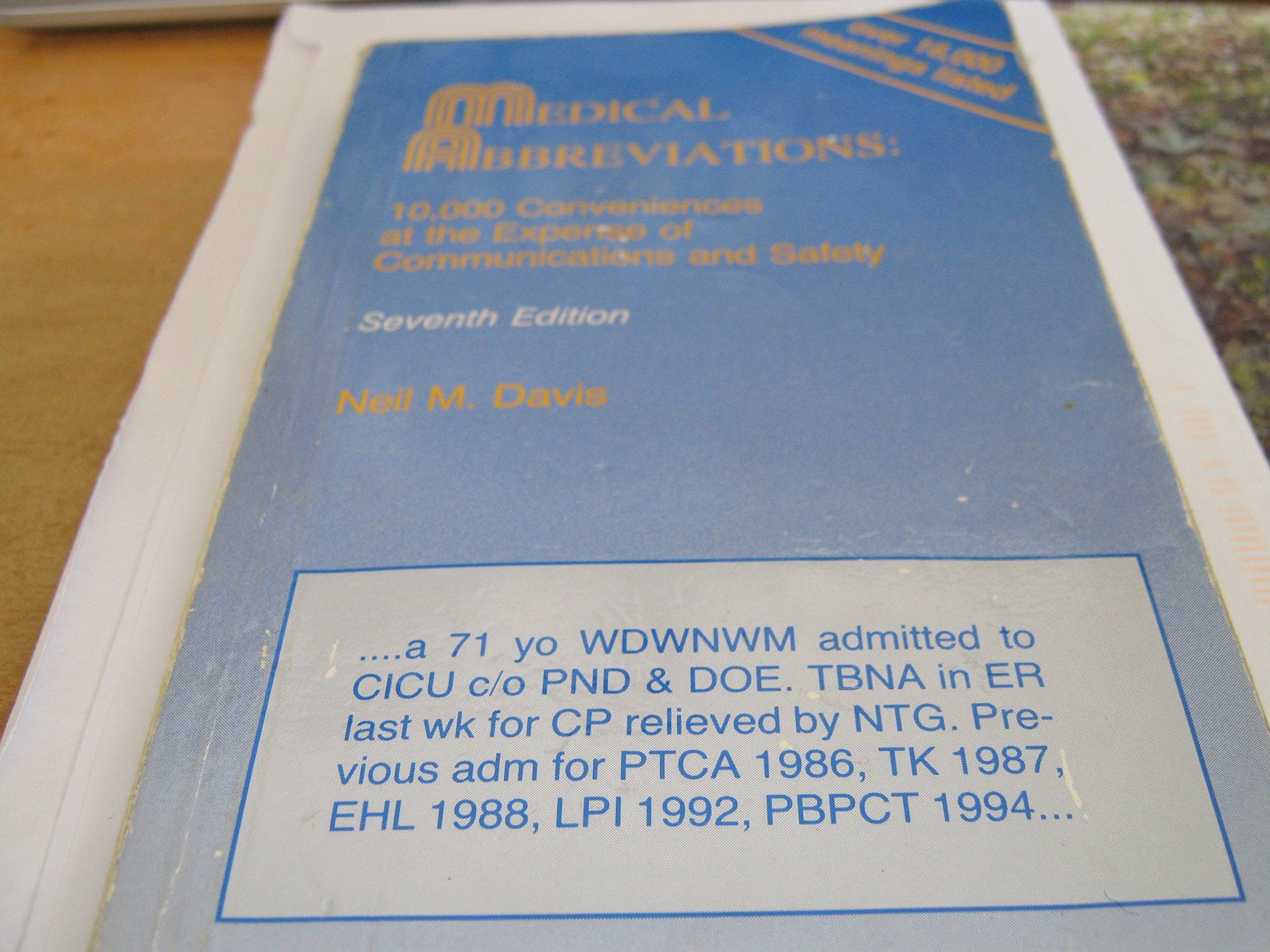 Medical Abbreviations: 10,000 Conveniences at the Expense of Communications and Safety book