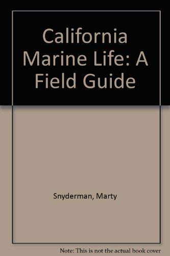 Product Image: California Marine Life: A Field Guide