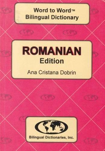 English-Romanian & Romanian-English Word-to-Word Dictionary Foreign Languages ​​& Dictionaries