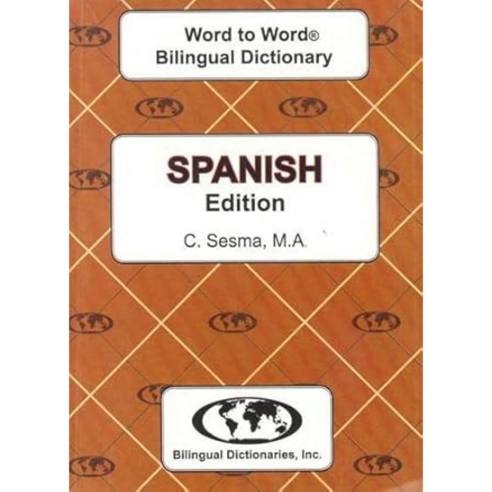 English-Spanish & Spanish-English Word-to-Word Dictionary book