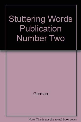 Product Image: Stuttering Words Publication Number Two