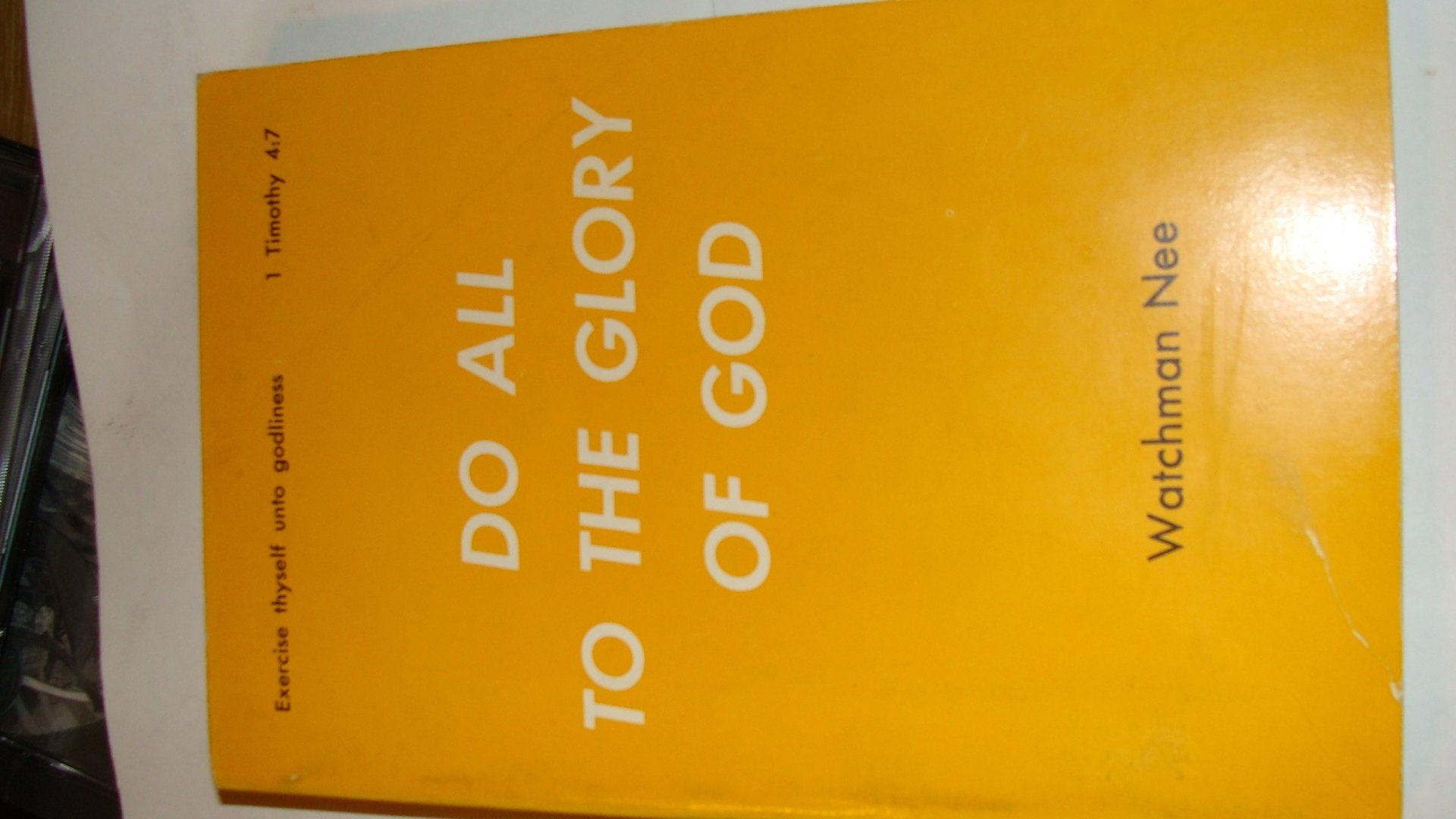 Do All to the Glory of God Religion & Esotericism