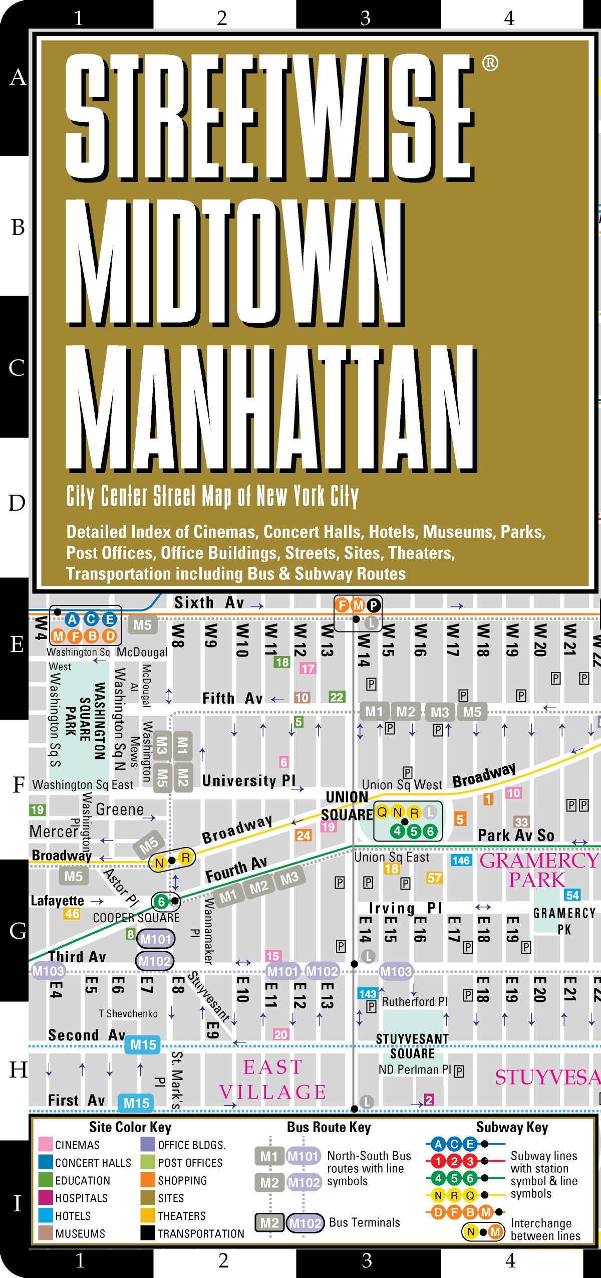 Streetwise Midtown Manhattan: City Center Street Map of Midtown Manhattan, New York (Streetwise S.) Leisure, Home & Garden