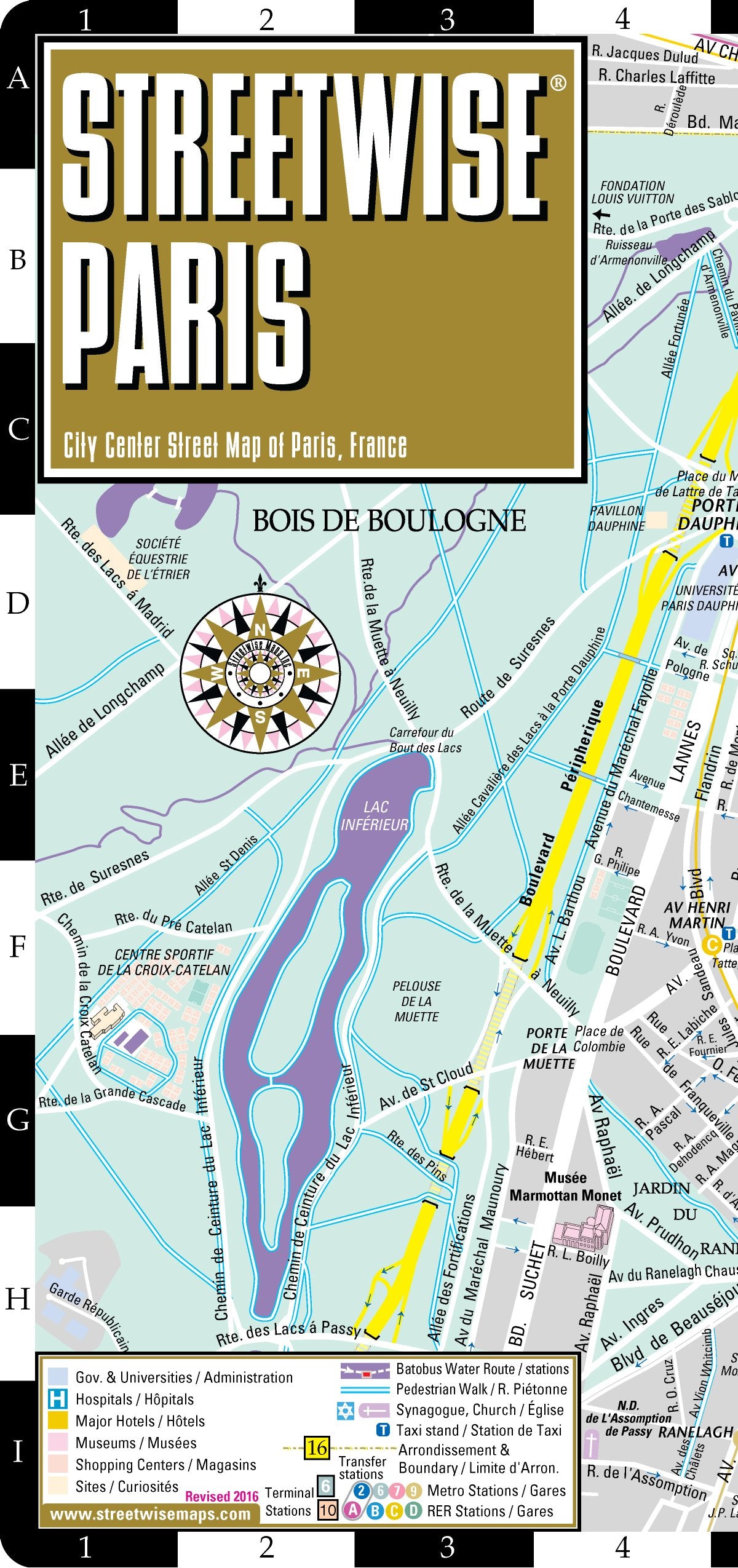 Streetwise Paris: City Center Street Map of Paris, France book