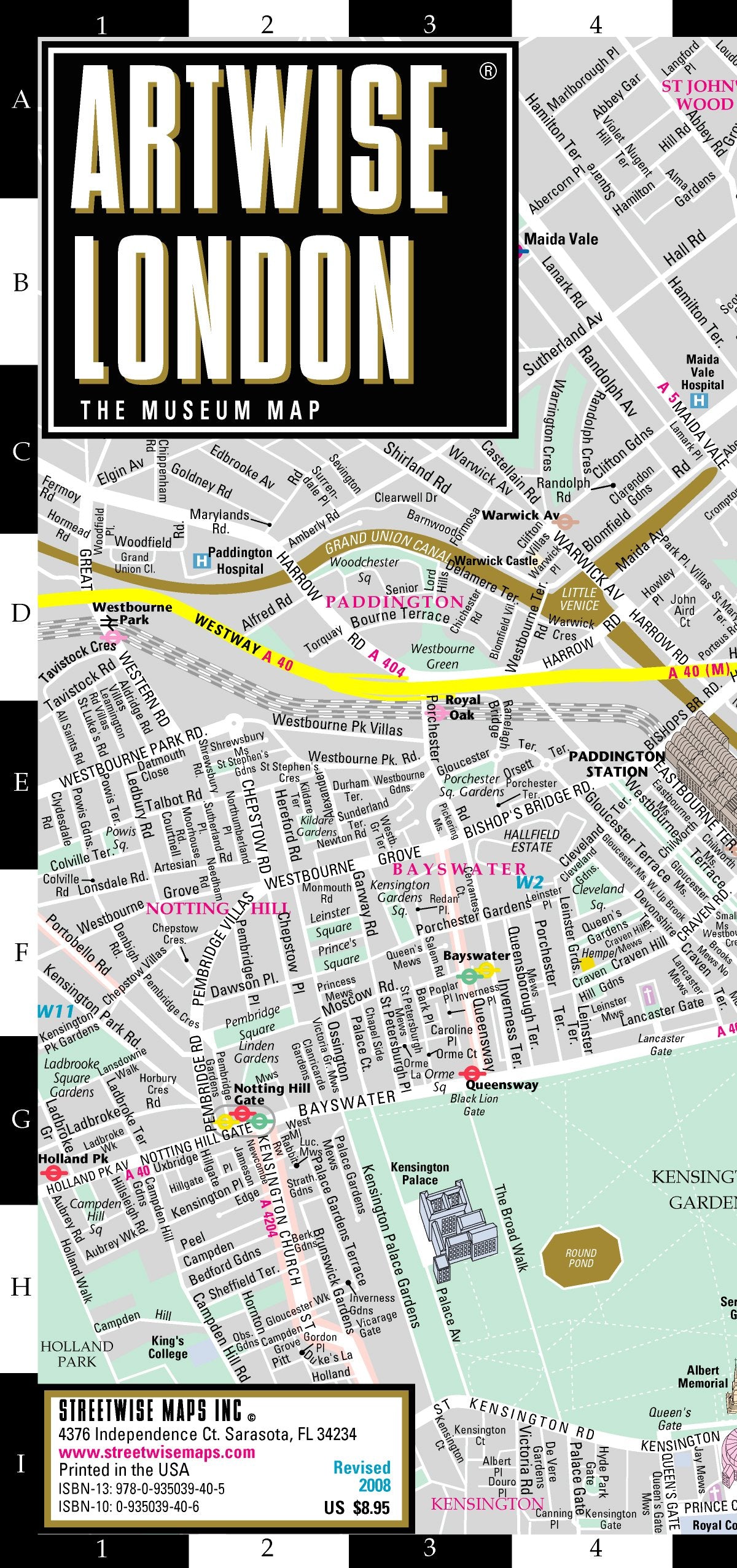 Artwise London Museum: Museum Map of London, England book