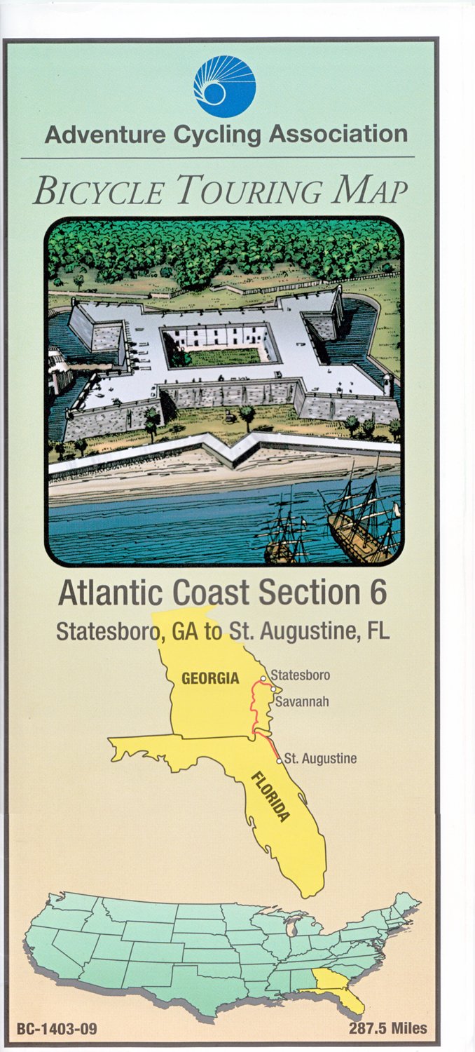 Atlantic Coast Bicycle Route - 6: Statesboro, Georgia - St. Augustine, Florida - 259 Miles book