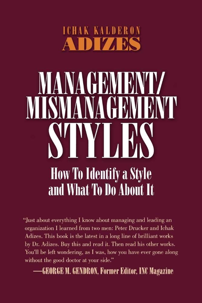Product Image: Management/Mismanagement Styles