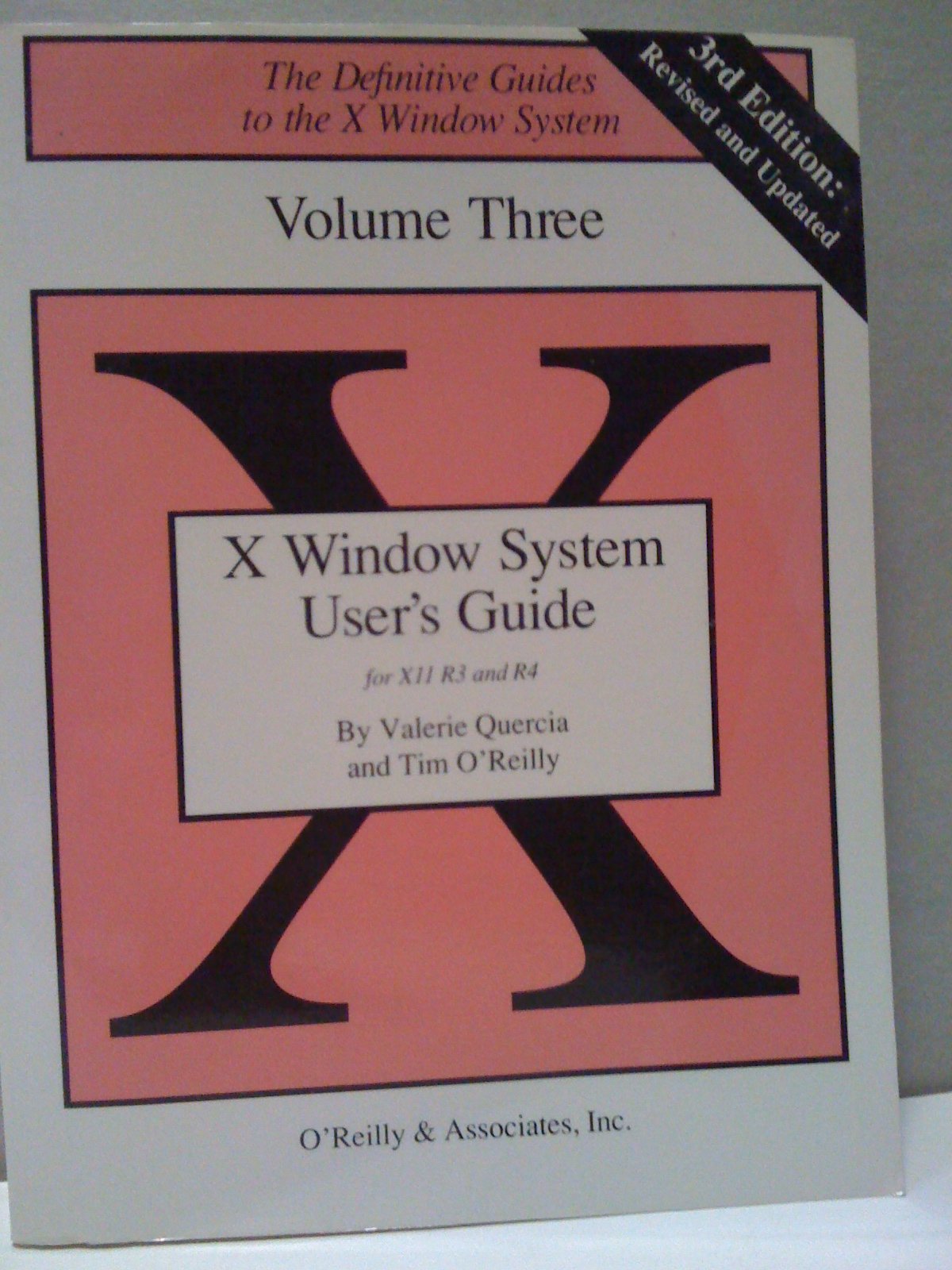 X Window System Users' Guide Books