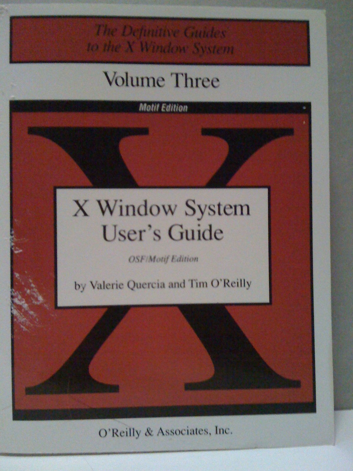 X Window System User's Guide (Definitive Guides to the X Window System) Books