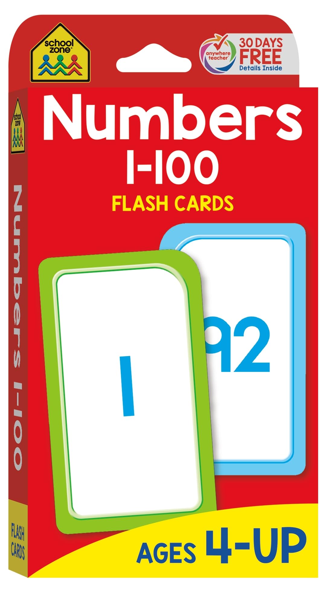 Numbers 1-100: Flashcard book