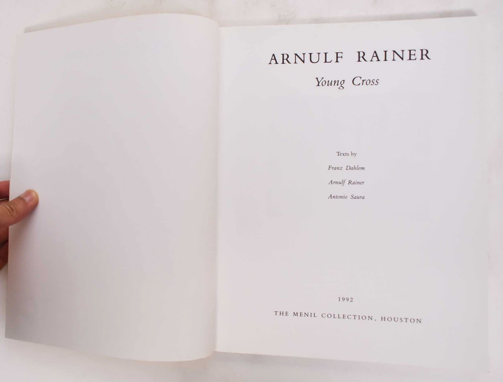 Arnulf Rainer: Young Cross Film, Art & Culture