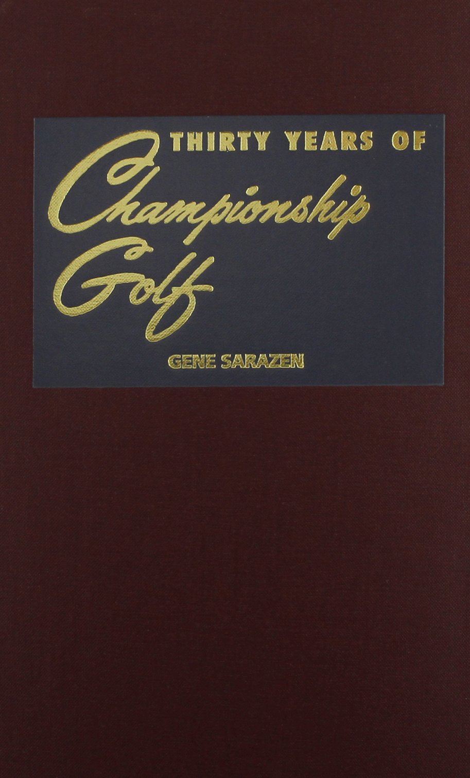 Thirty Years of Championship Golf Sports