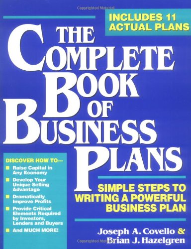 The Complete Book of Business Plans (Small business sourcebooks) Business, Finance & Career
