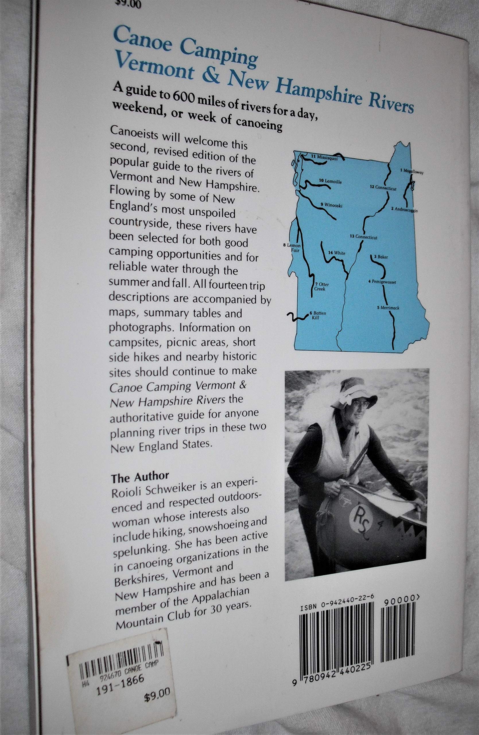 Paddling Vermont & New Hampshire Rivers – A Guide to 600 Miles of Rivers for a Day, Weekend, or Week of Canoeing book