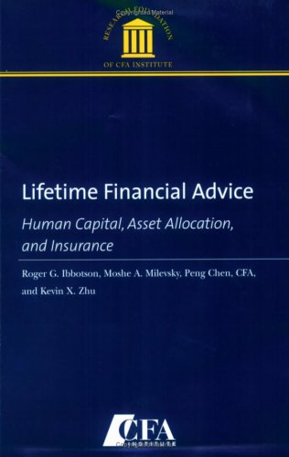 Title: Lifetime Financial Advice Human Capital Asset Allo book