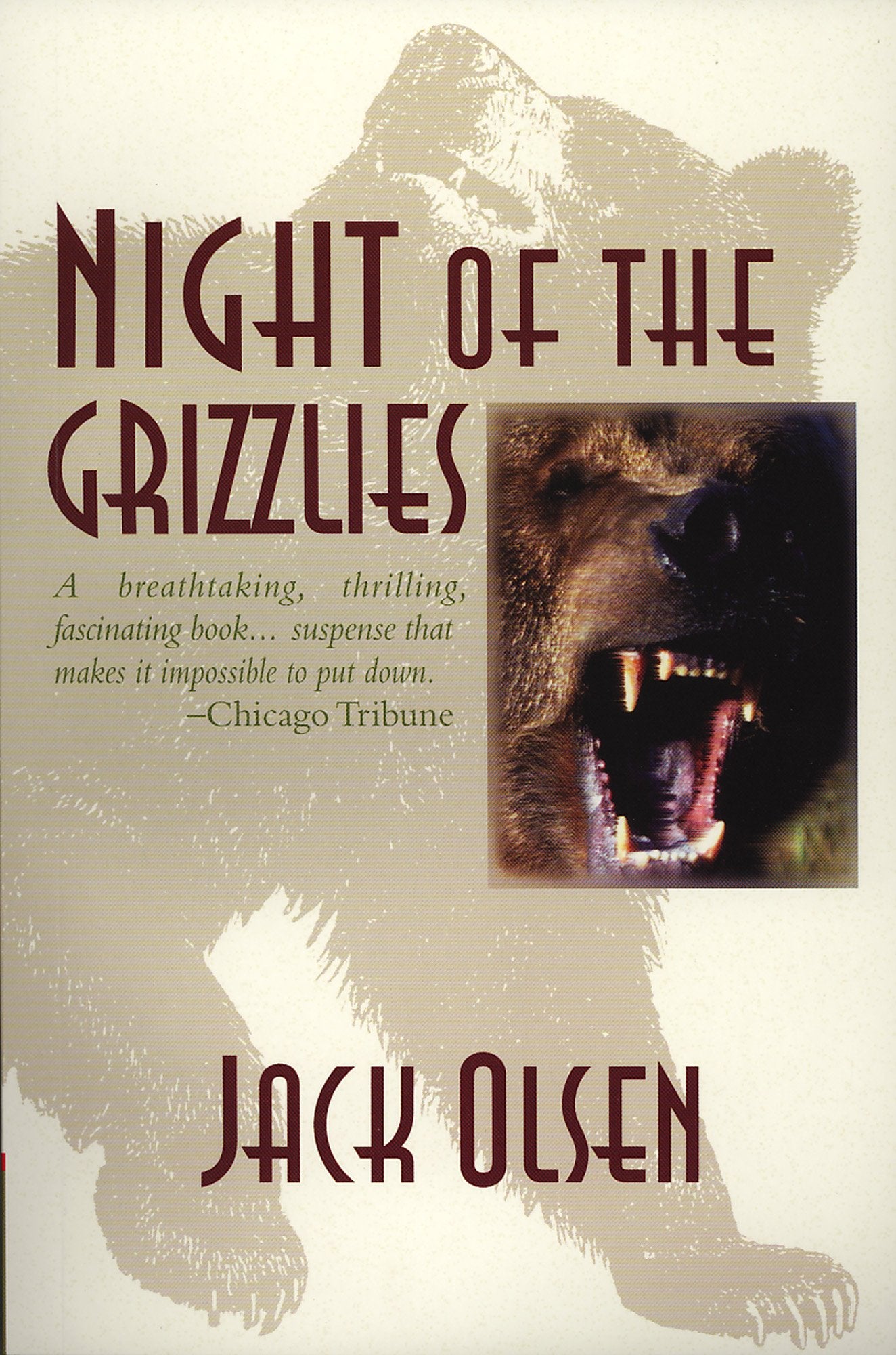 Night of the Grizzlies book