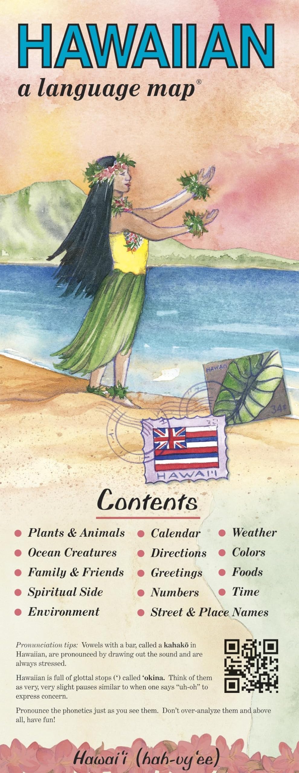 Hawaiian, 'A Language Map' (Language Maps): Quick Reference Phrase Guide for Beginning and Advanced Use. Words and Phrases in English, ... Publisher: Bilingual Books, Inc. Leisure, Home & Garden