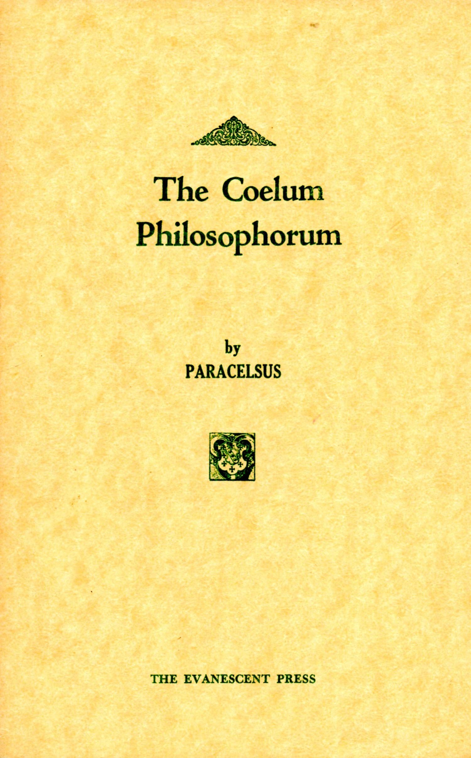 Coelum Philosophorum (The Seven Canons of the Metals) Books