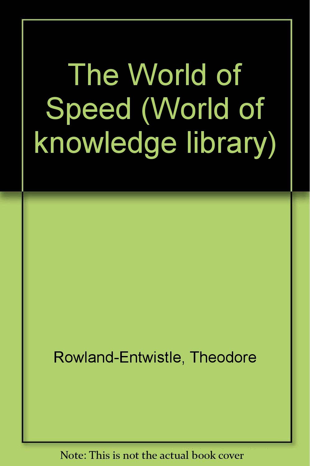 The World of Speed book