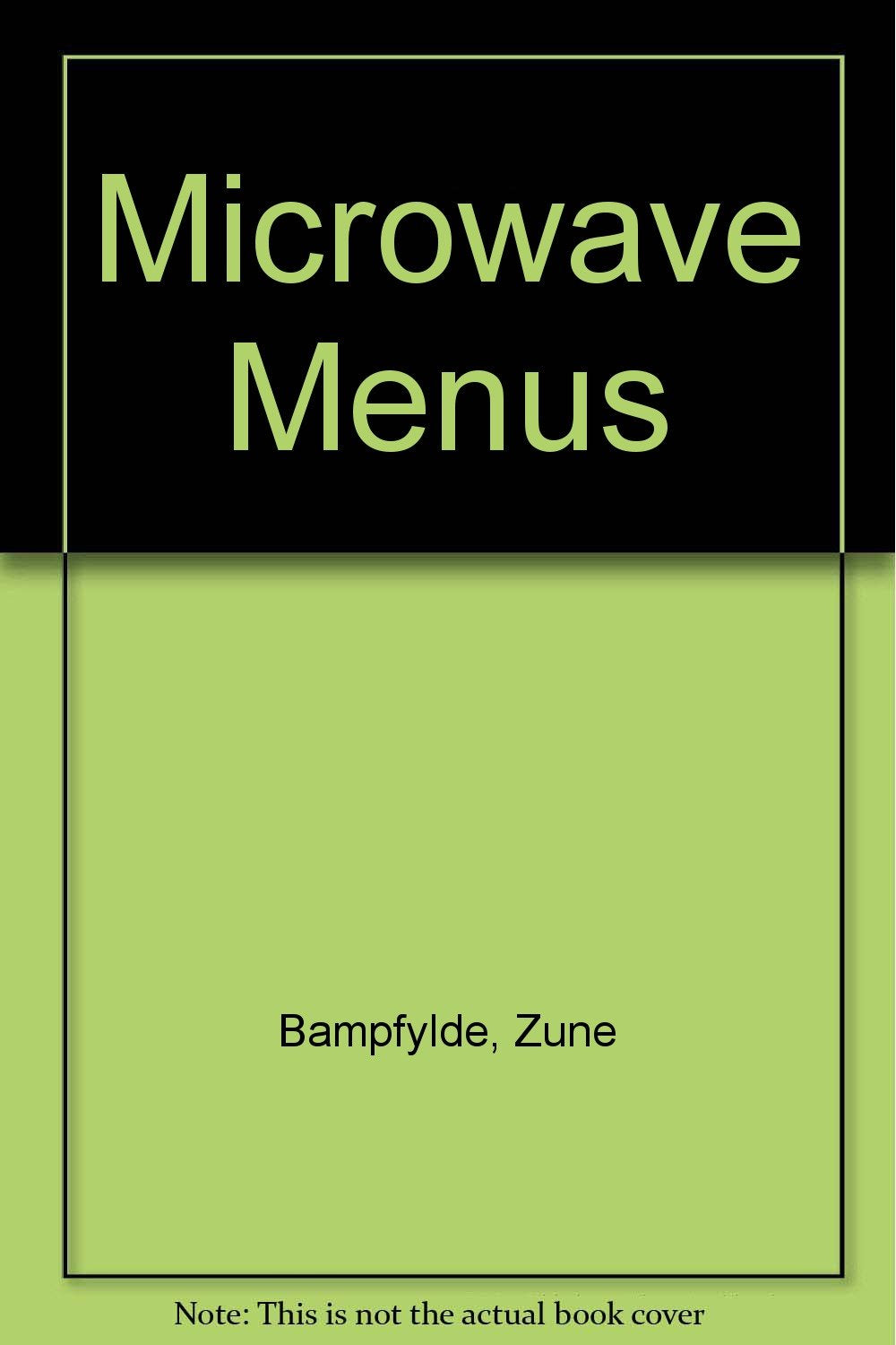 Product Image: Microwave Menus