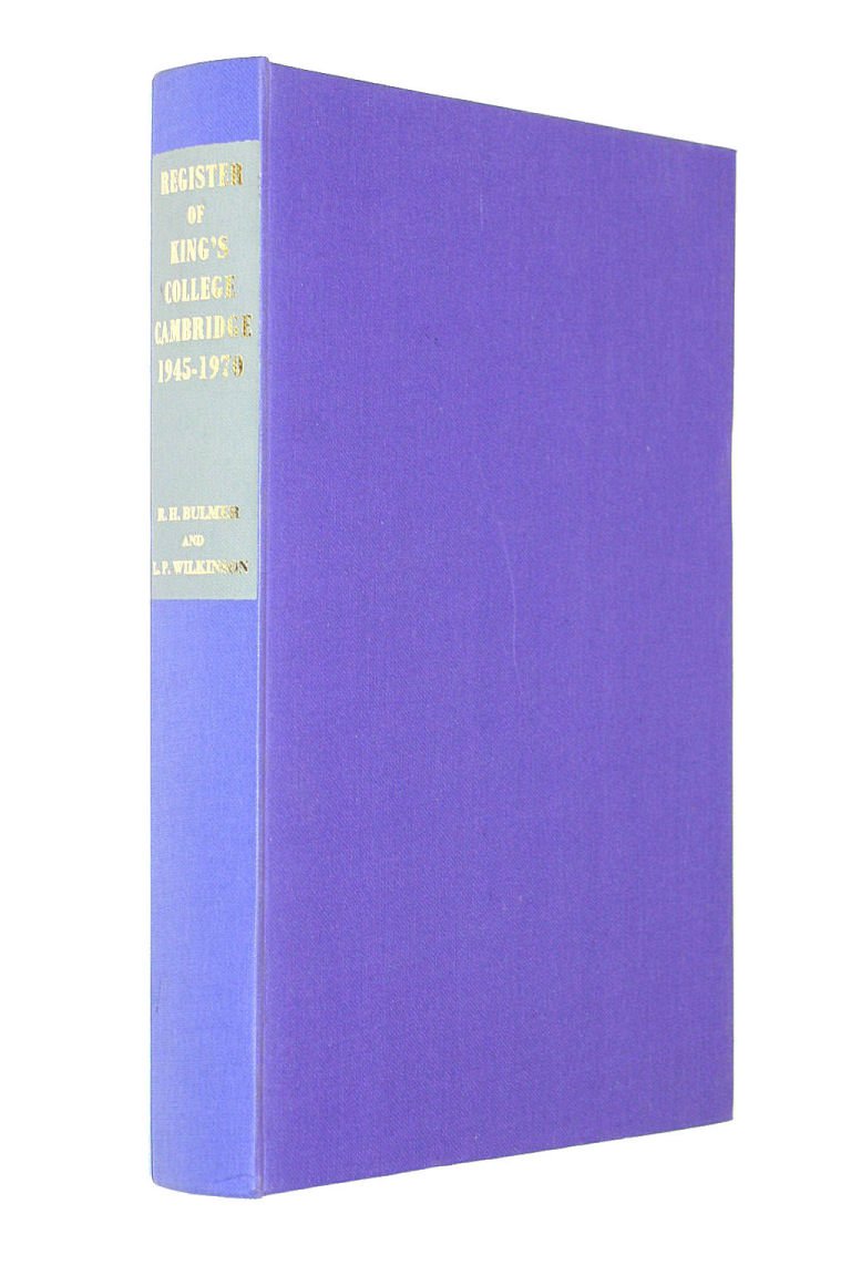A register of admission to King's College, Cambridge, 1945-1970 Books