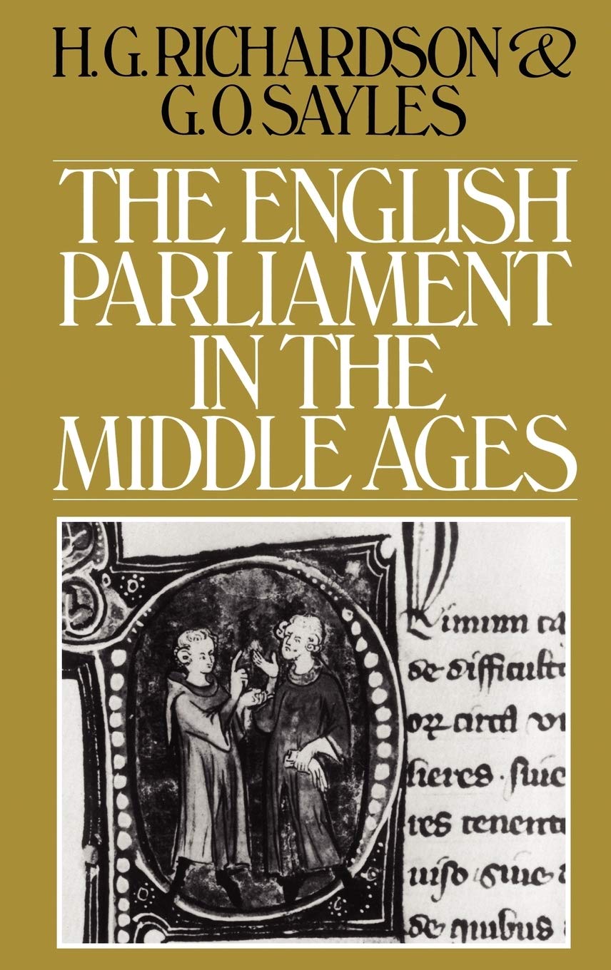 The English Parliament in the Middle Ages Law