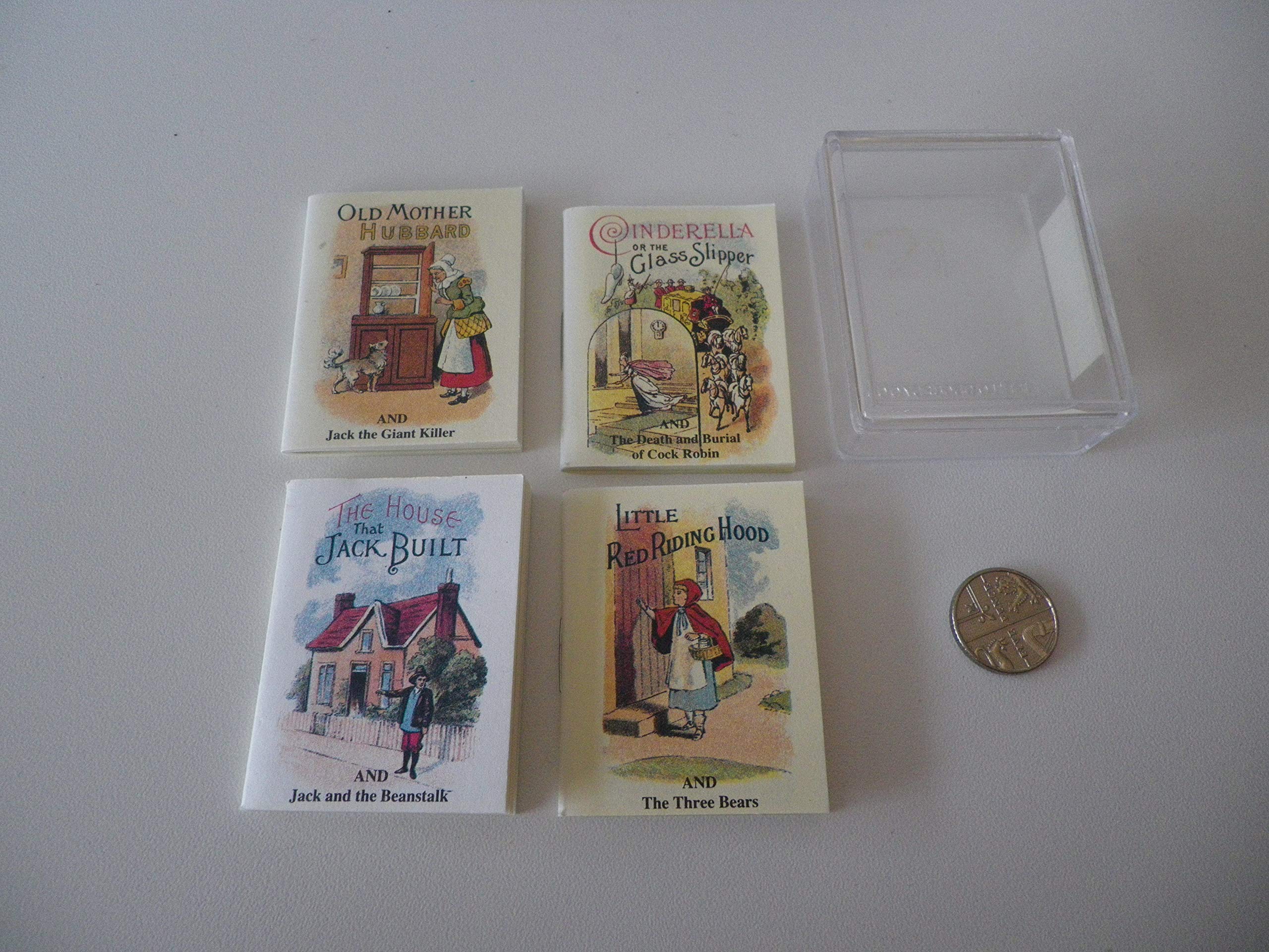 Old Mother Hubbard's Fairy Tale Books: "House That Jack Built", "Little Red Riding Hood", Cinderella", "Old Mother Hubbard" Non-fiction