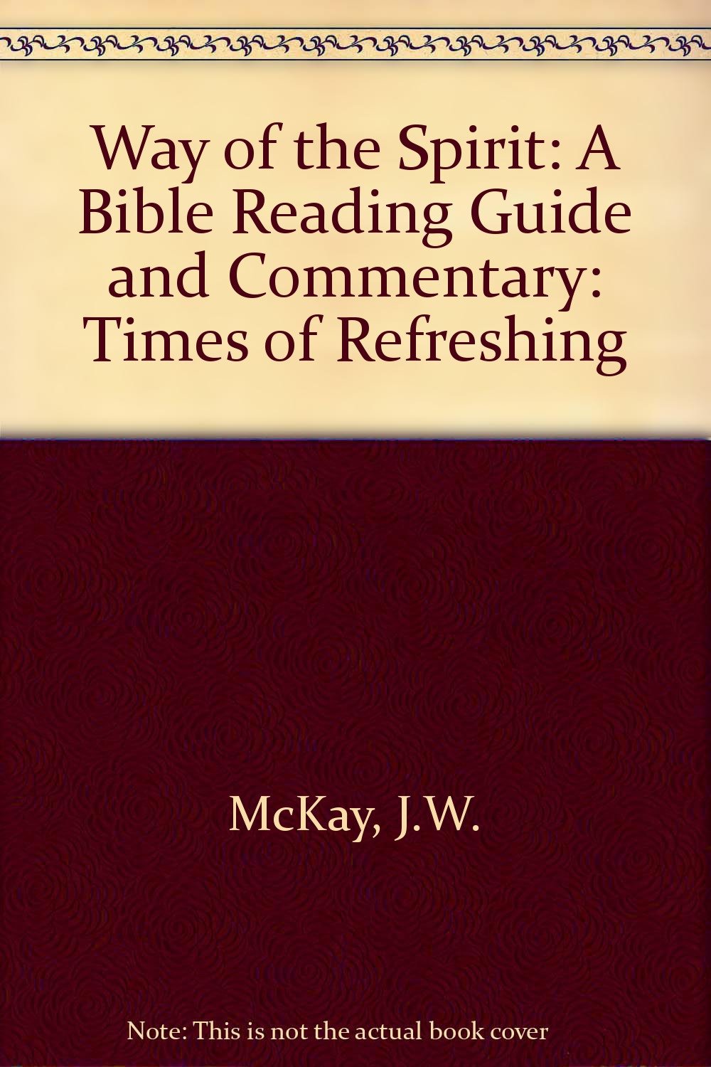 Way of the Spirit: A Bible Reading Guide and Commentary Books