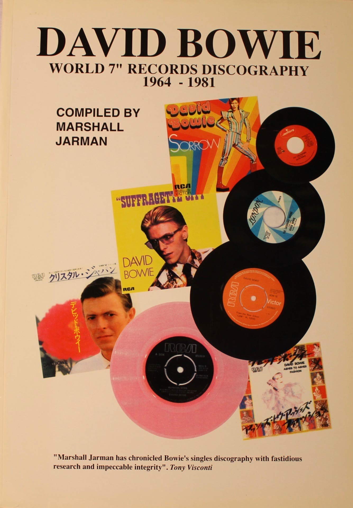 David Bowie World 7" Records, 1964-81 book