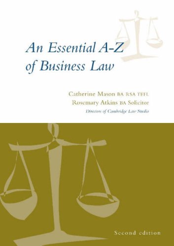 An Essential A-Z of Business Law Law