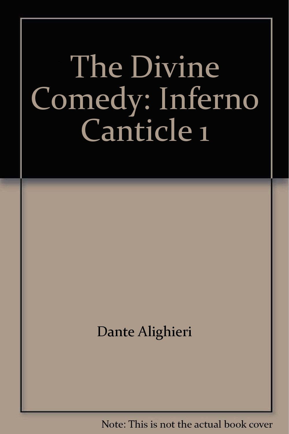 Inferno (Canticle 1) (The Divine Comedy) Poetry