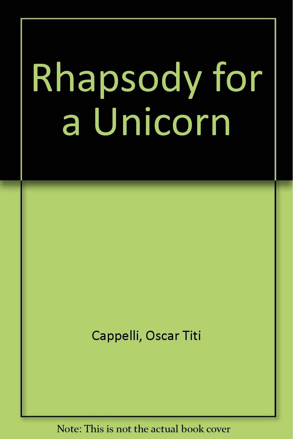 Rhapsody for a Unicorn book