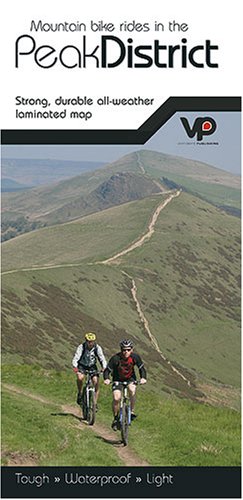 Mountain Bike Rides in the Peak District: Strong, Durable All-Weather Laminated Map Maps & Plans