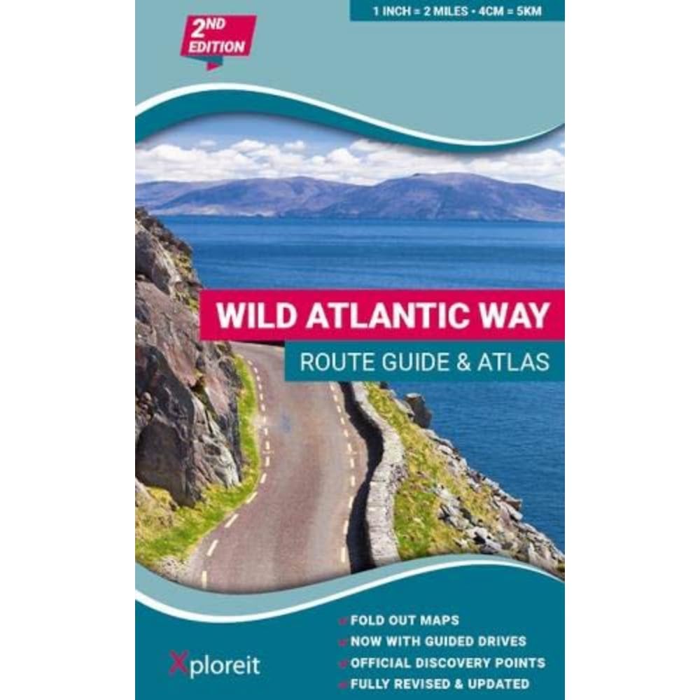 Wild Atlantic Way Route Guide and Atlas: The essential guide to driving Ireland's Atlantic coast Leisure, Home & Garden